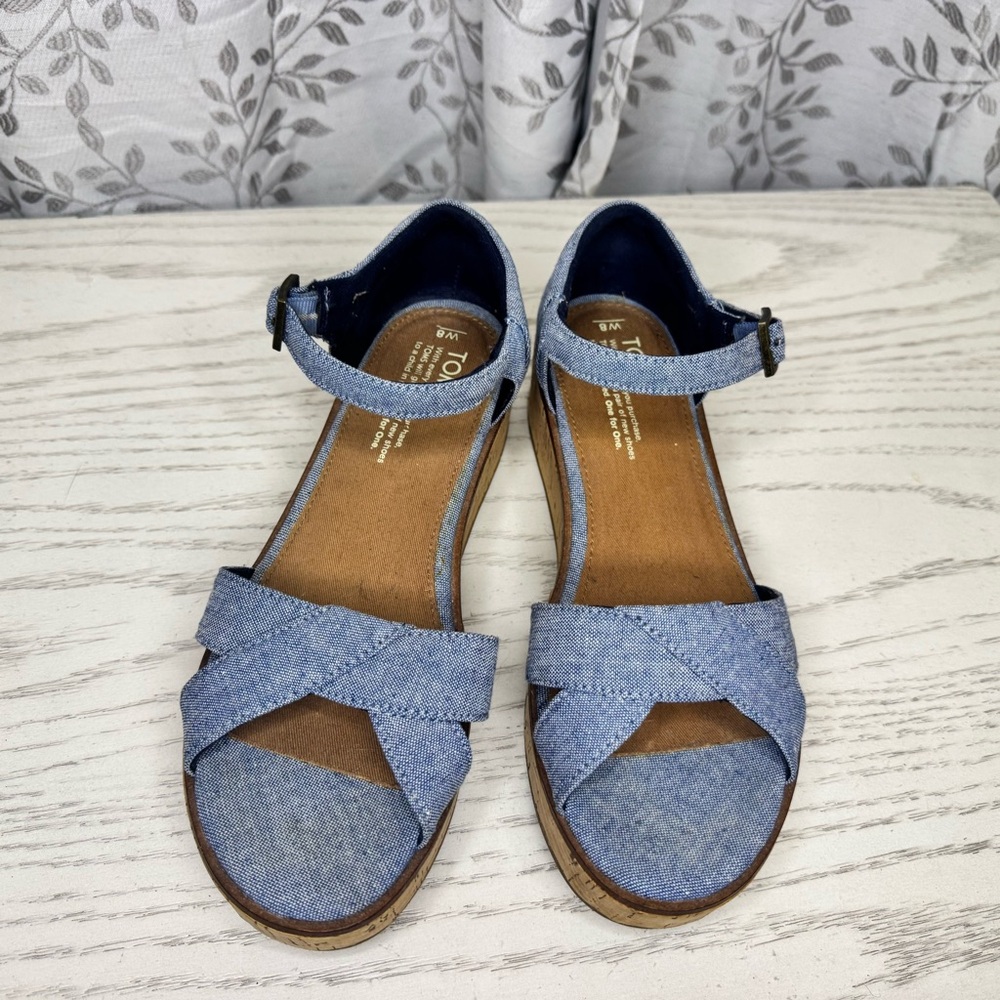 Toms Light Blue Women's Sandals